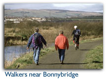 Walkers near Bonnybridge